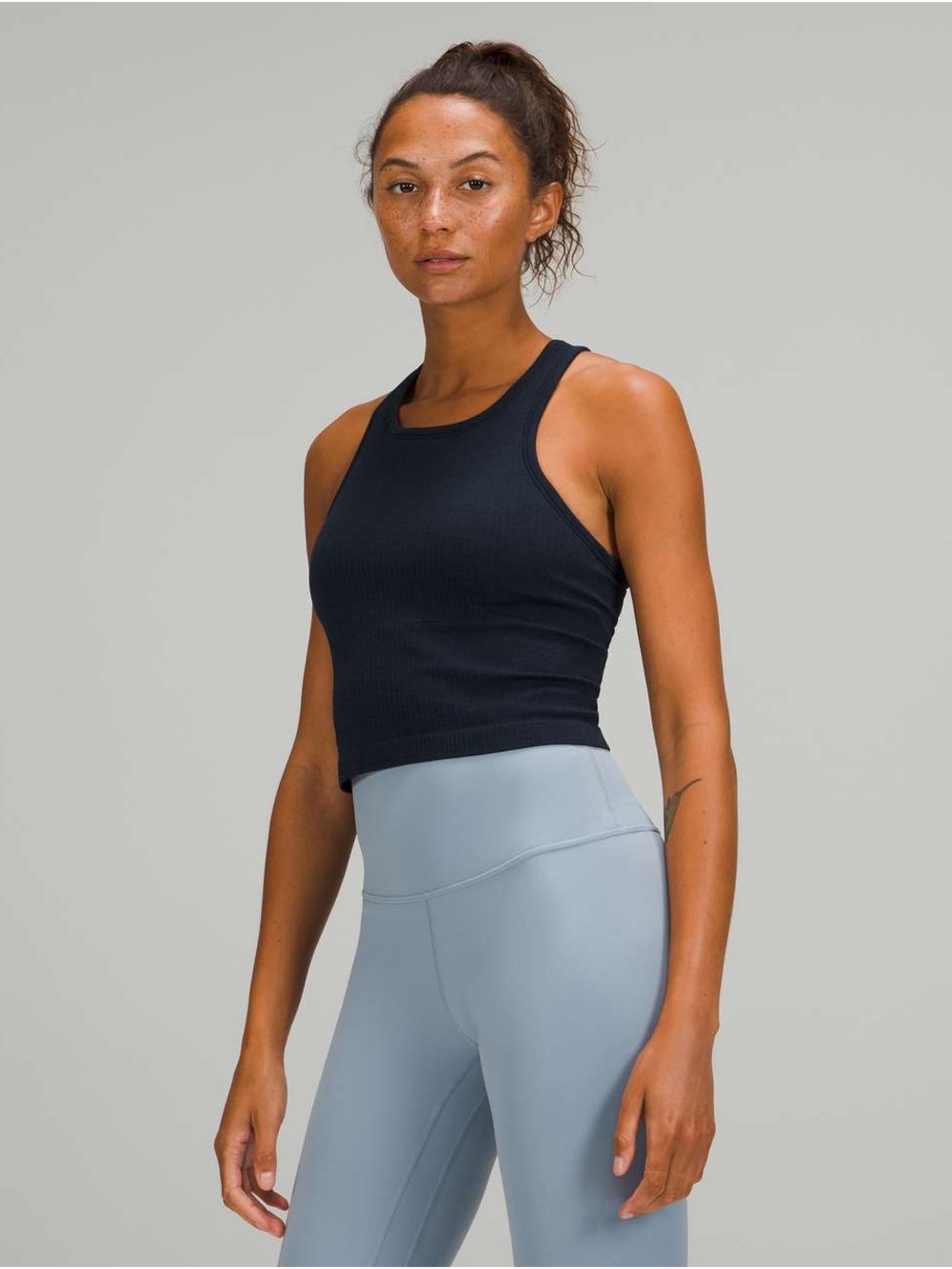 Lululemon Ebb To Street Racerback Crop Tank Top